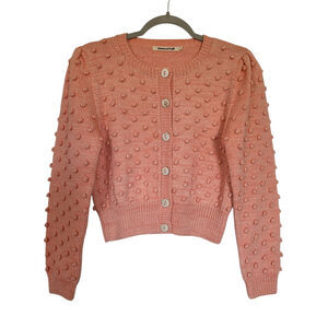MISHA & PUFF WOMAN ELLIE POPCORN CARDIGAN Size XS